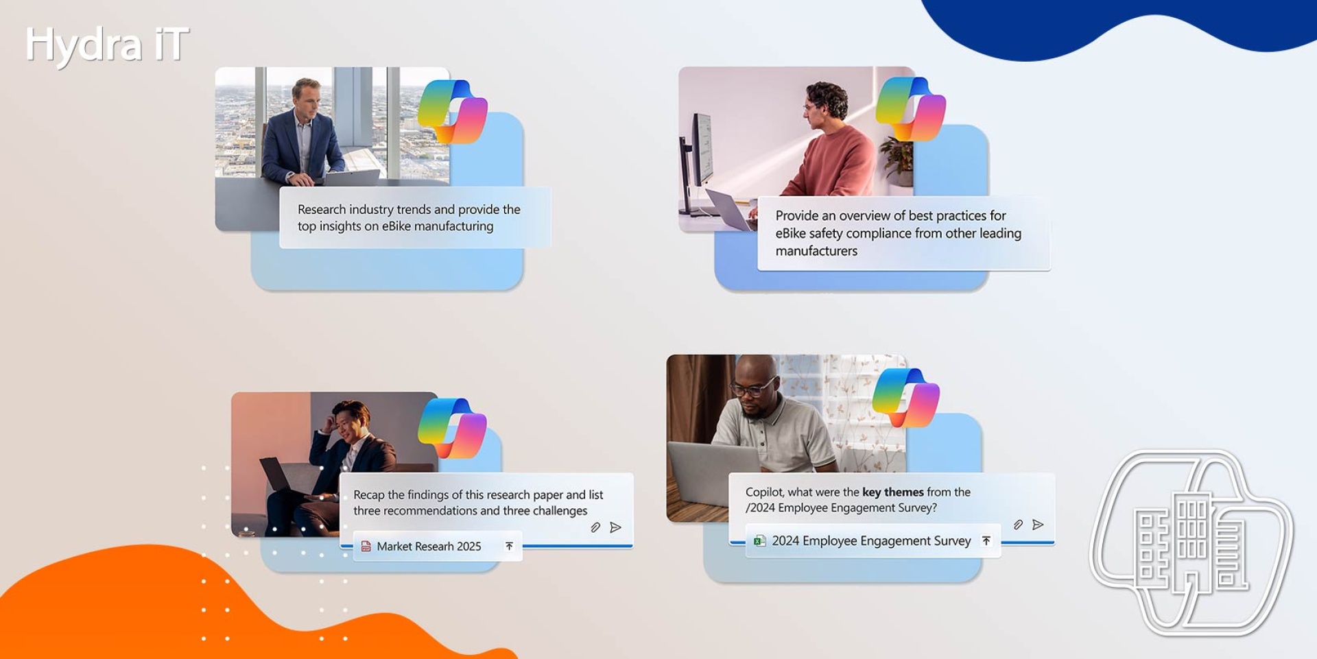 Impulsione o crescimento da sua empresa com o Microsoft 365 Copilot