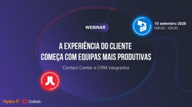 Webinar | A experiência do cliente começa com equipas mais produtivas